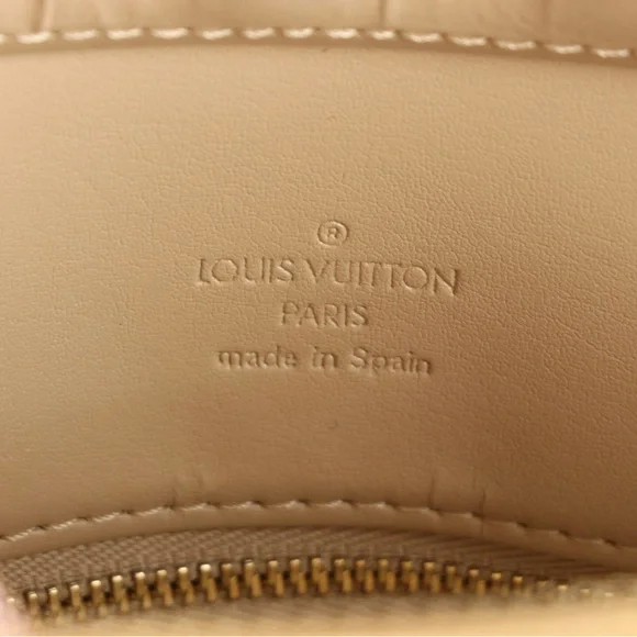 Authentic Louis‎ Vuitton Vernis Houston Shoulder Hand Bag Yellow - Picture 7 of 8